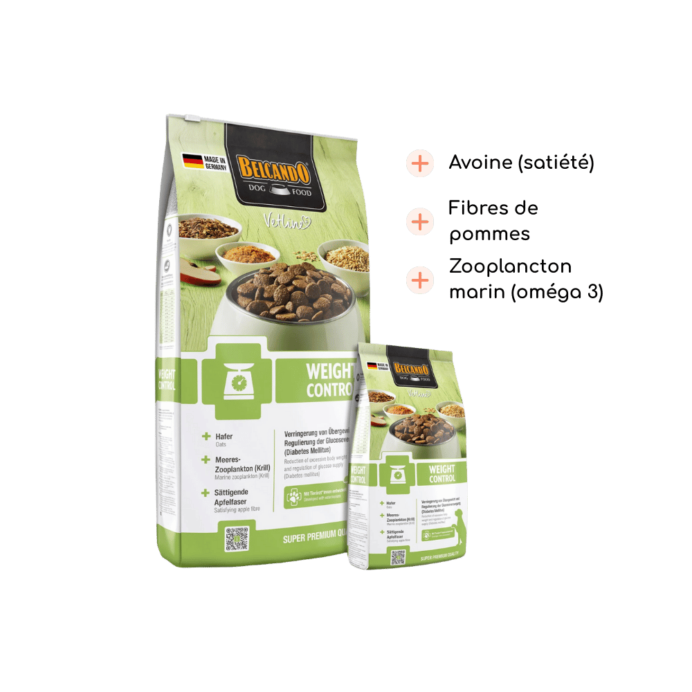 Croquettes Belcando - Vetline Weight Control - Gestion du poids