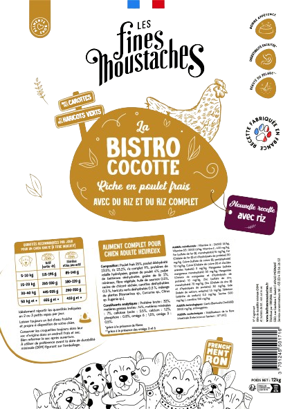 Croquettes Les Fines Moustaches - La Bistrococotte avec riz