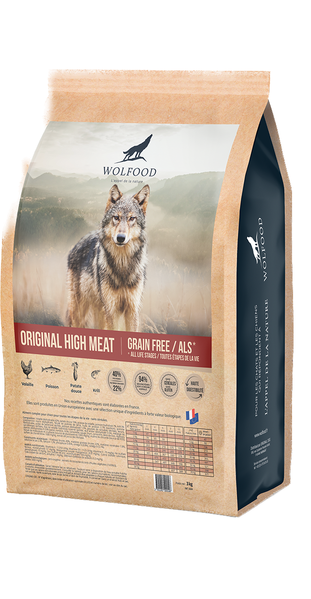 Croquettes Wolfood - Original High Meat