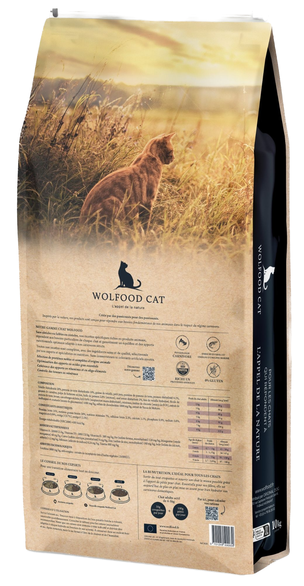 Croquettes Wolfood - Original Chat & Chaton