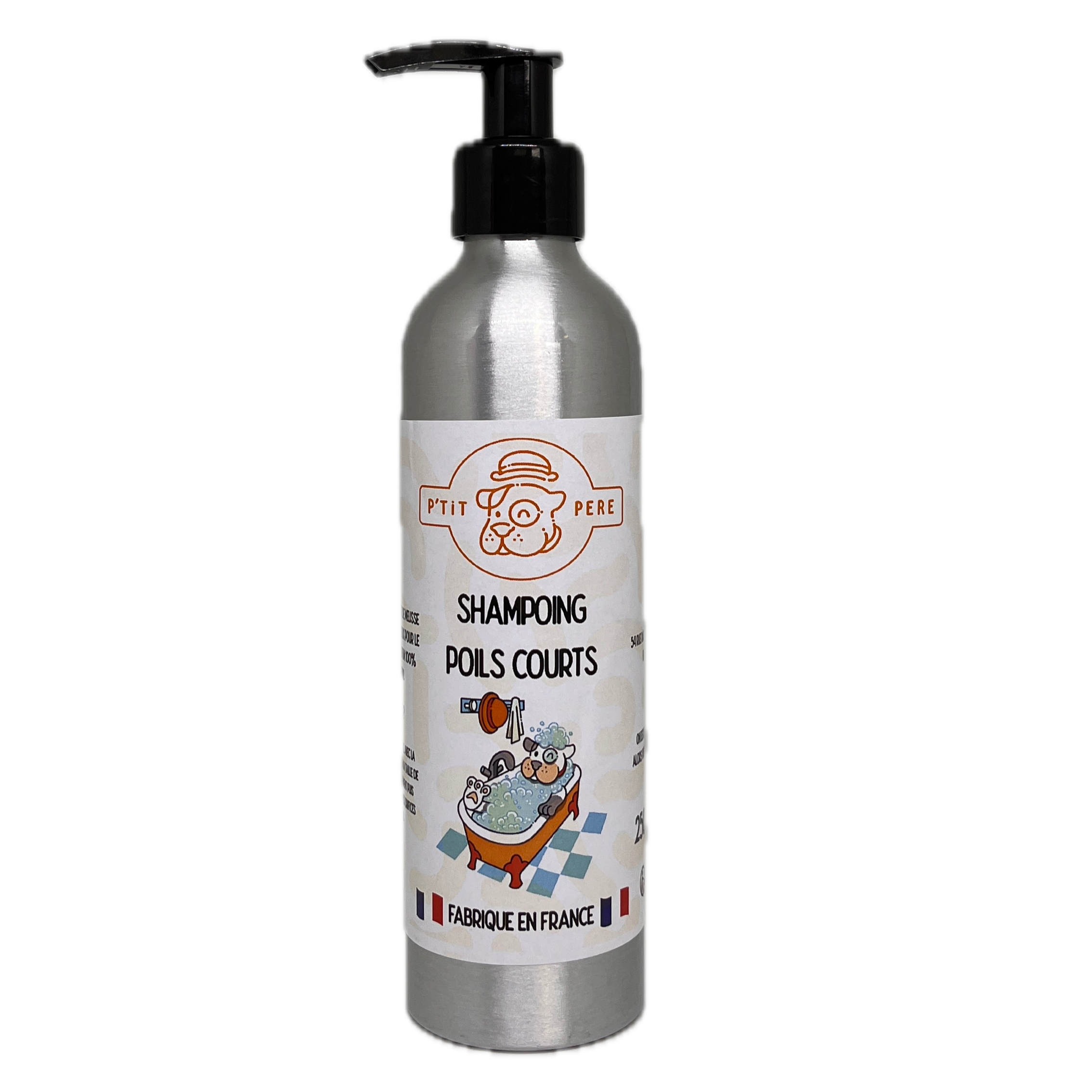 shampoing pour chien à poils courts