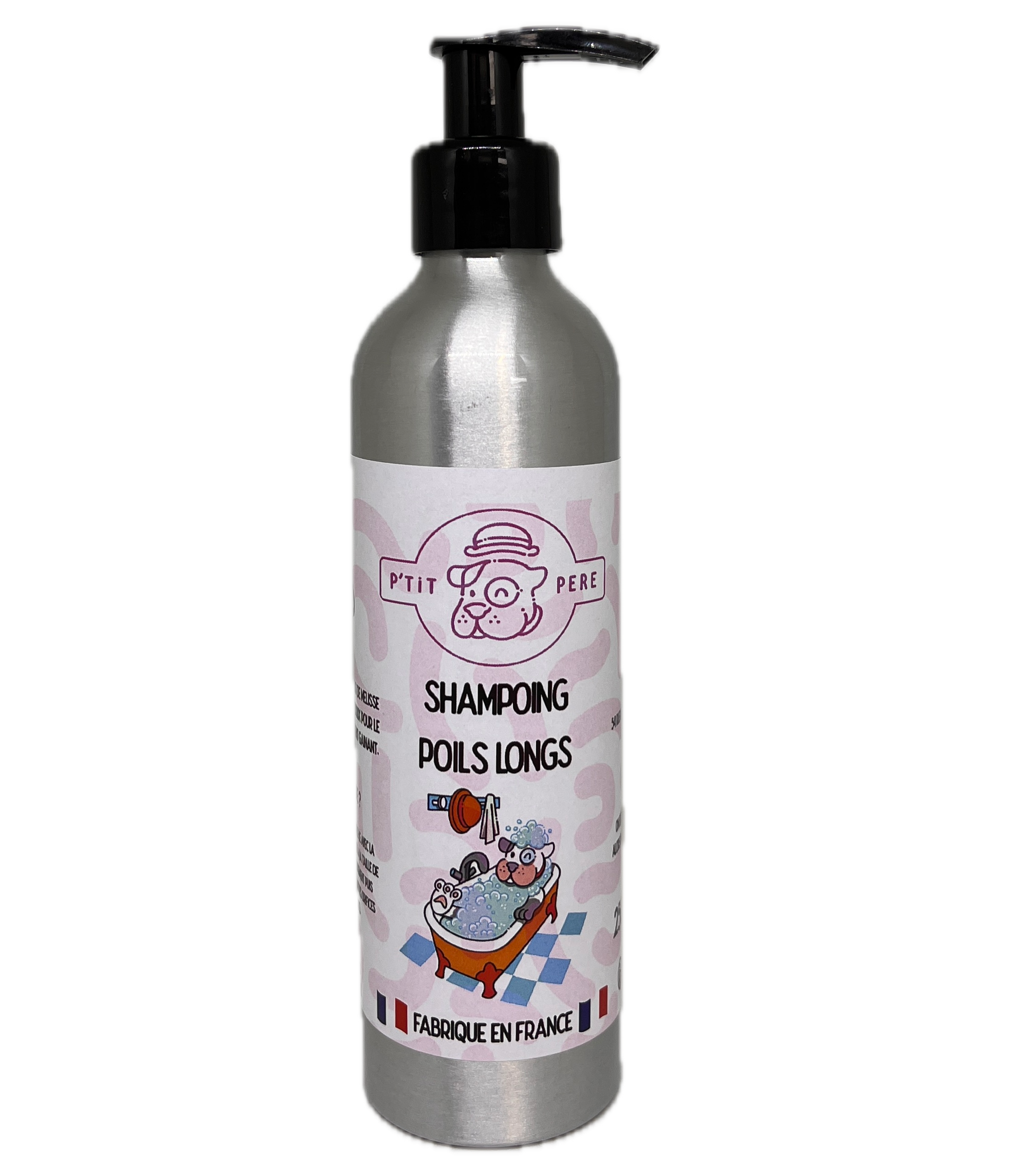 shampoing pour chien à poils longs