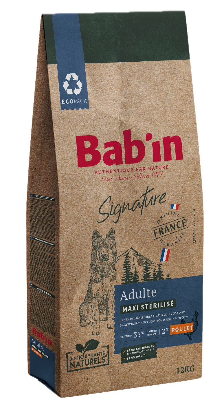 Croquettes Bab'in - Signature Adulte Maxi Stérilisé