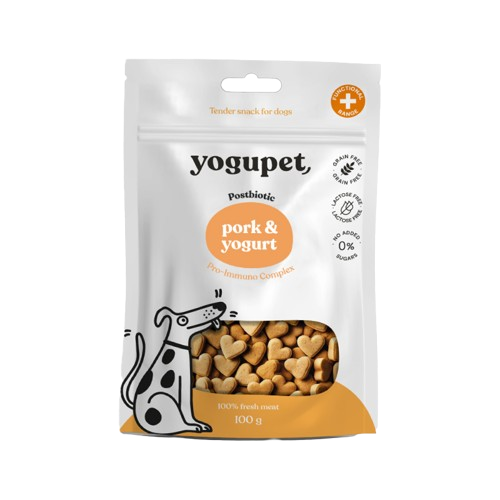 Friandises porc & yaourt- Yogupet - chiens