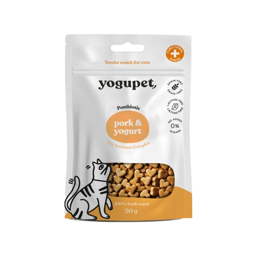 Friandises porc & yaourt - Yogupet - chats