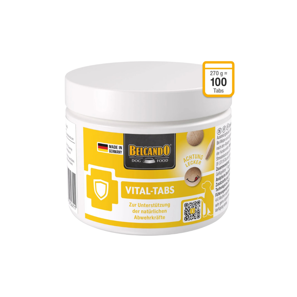 Comprimé vital-tabs - boîte de 270g : compléments alimentaires pour chiots et jeunes chiens qui ont des défenses immunitaires affaiblies